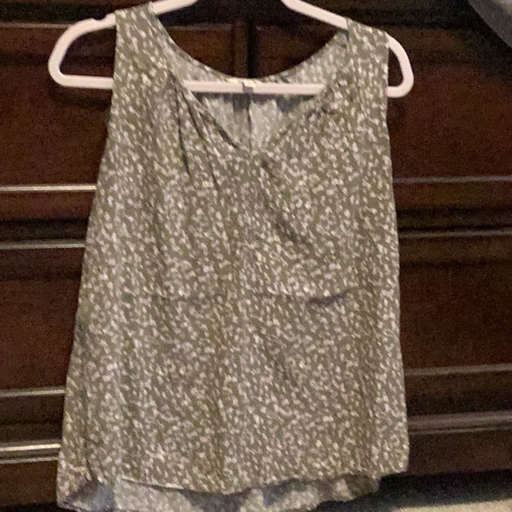 Green sleeveless top